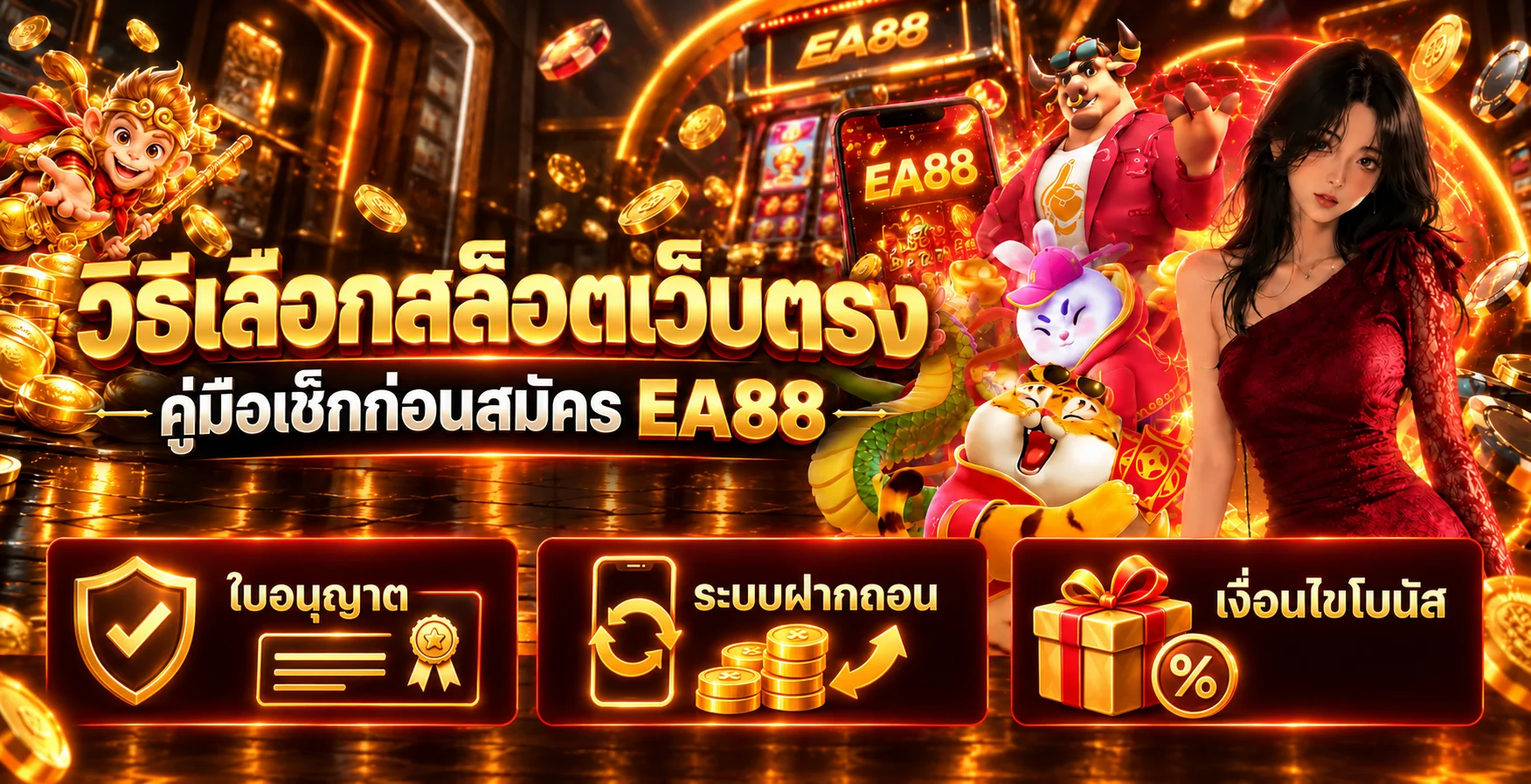 EA88 วิธีเลือกสล็อตเว็บตรงที่ปลอดภัยก่อนสมัคร